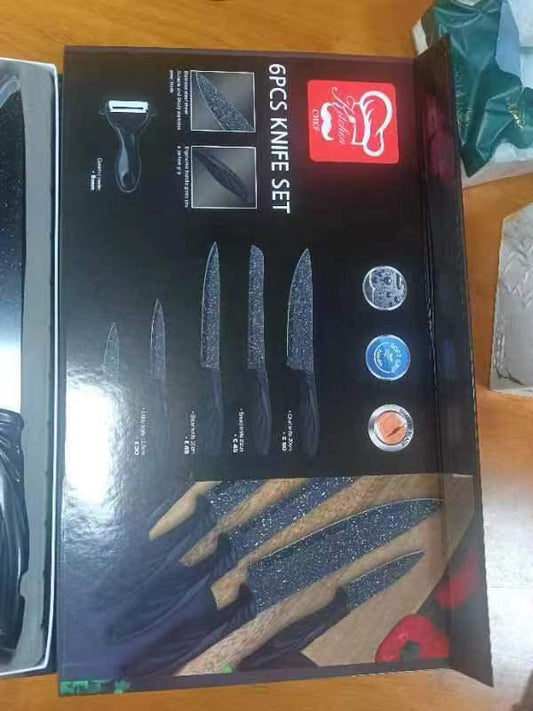 6 Piece knife set