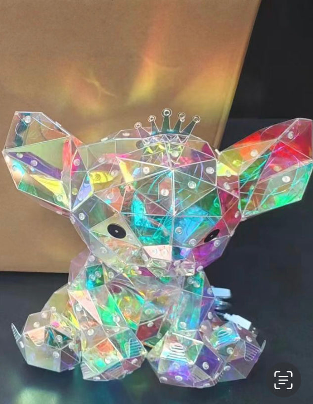 Light up stitch lamp