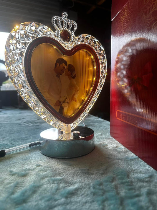 Colour changing magic mirror / photo frame