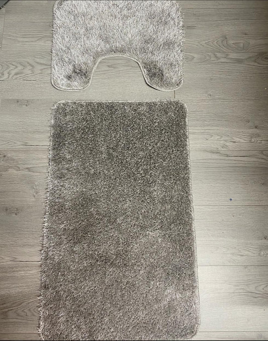 Glittery Grey Bathroom Washables