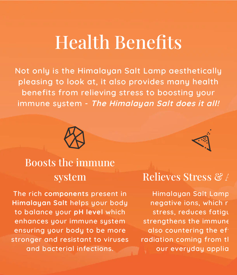 Himalayan salt lamp