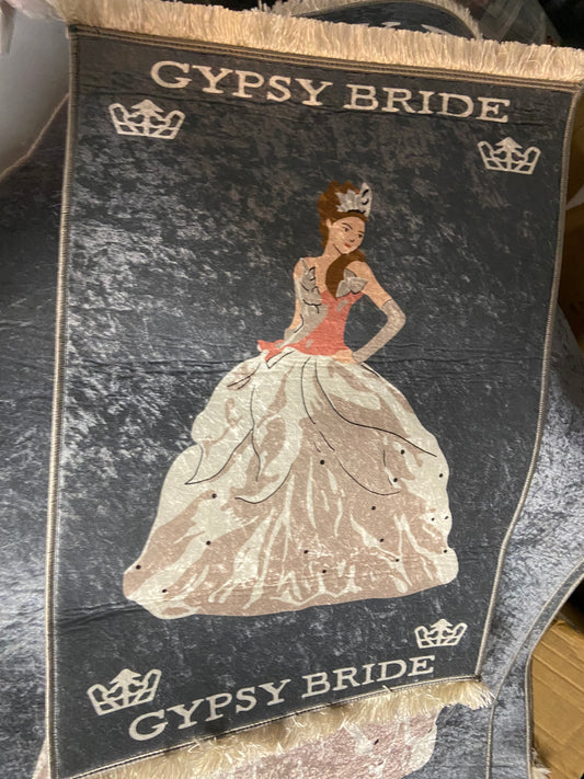Gypsy bride washable rug set
