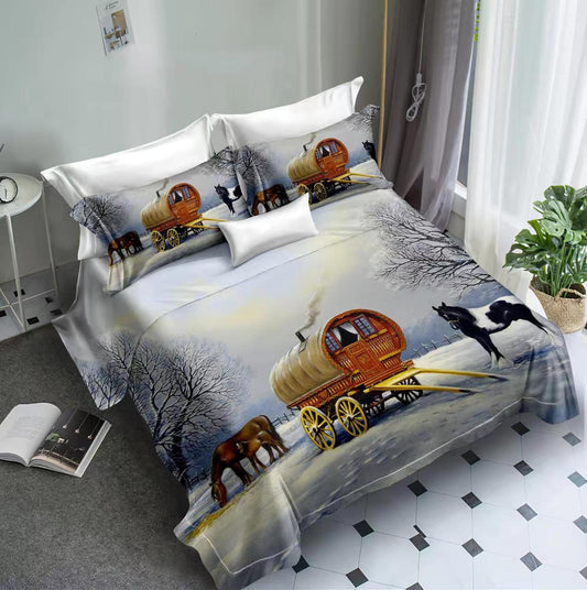 Bow top bedding double size