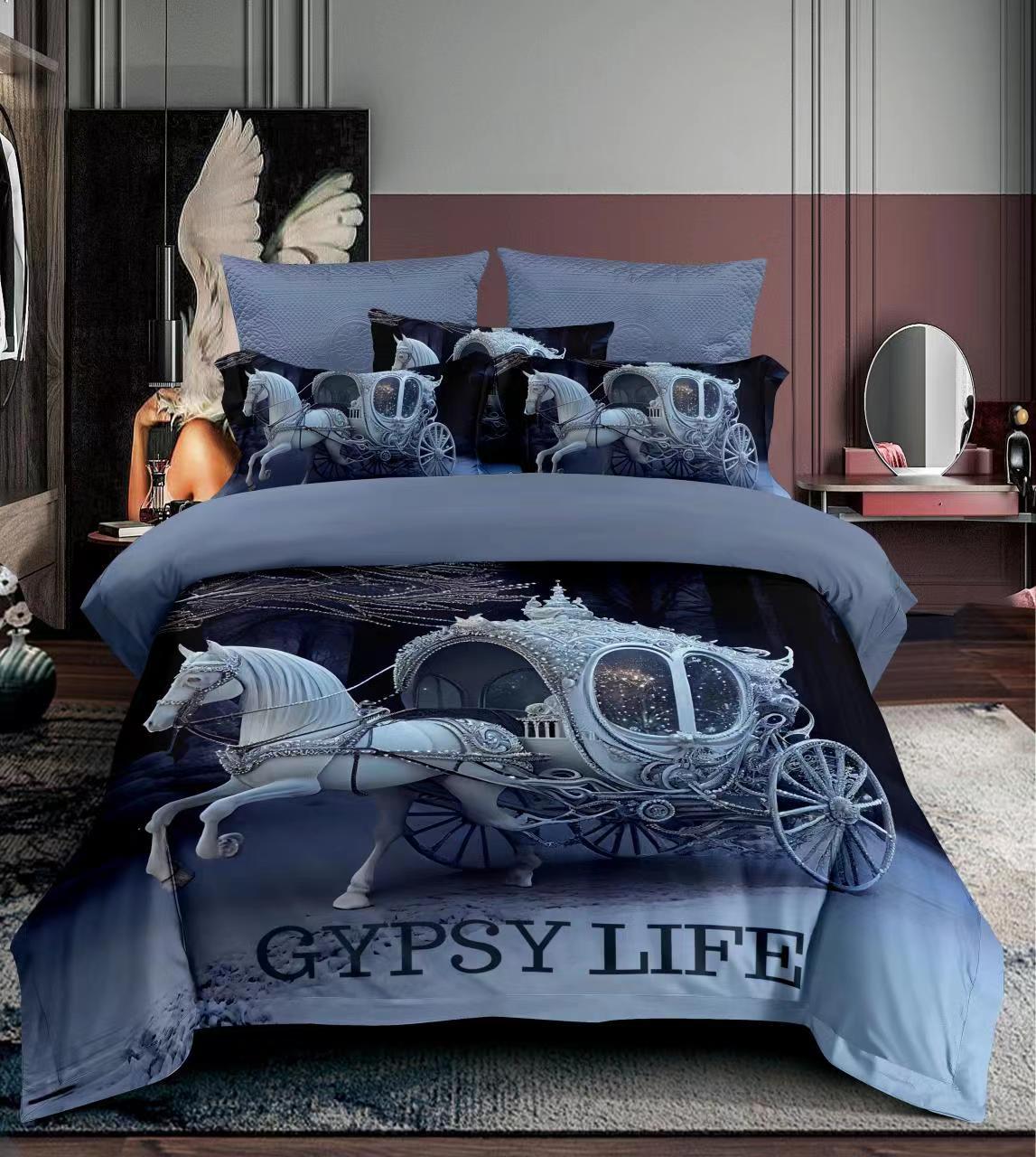 Gypsy life king size bedding