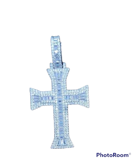 Bling cross necklace